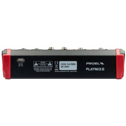 PROEL PLAYMIX 6 FX/USB/BT