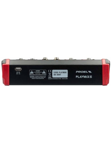 PROEL PLAYMIX 6 FX/USB/BT