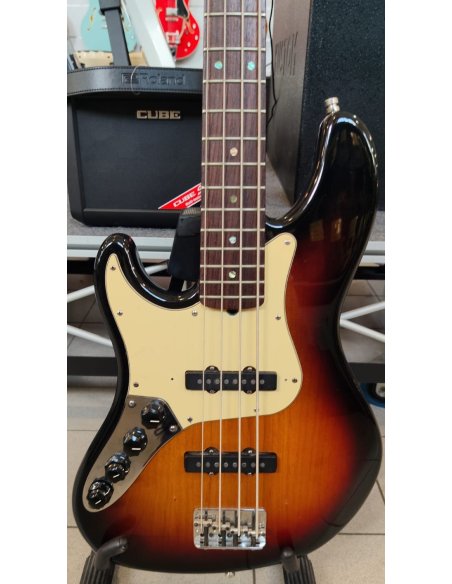 FENDER AM DELUXE JAZZ BASS 60TH ANNIVERSARY LEFT HANDED