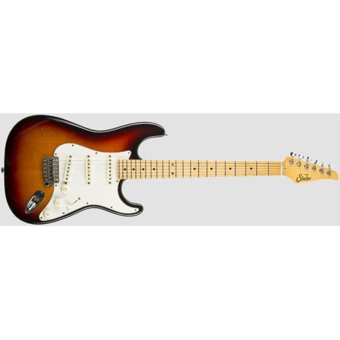 SUHR CLASSIC S ANTIQUE SSS 3 TONE BURST MP