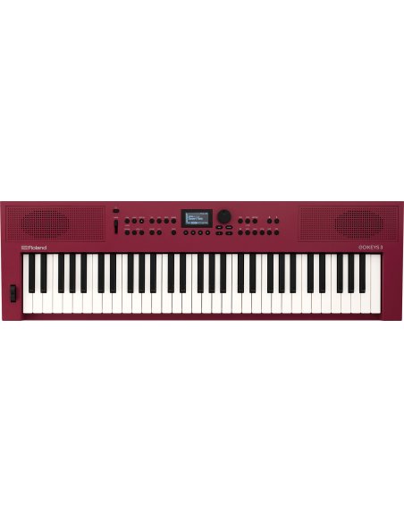 ROLAND GO:KEYS-3-RD DARK RED