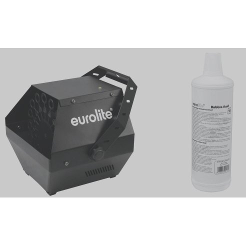 EUROLITE B-90 SET BUBBLE MACHINE BLACK + BUBBLE FLUID 1 LT.