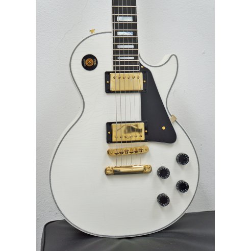 GIBSON LES PAUL CUSTOM ALPINE WHITE MURPHY LAB...