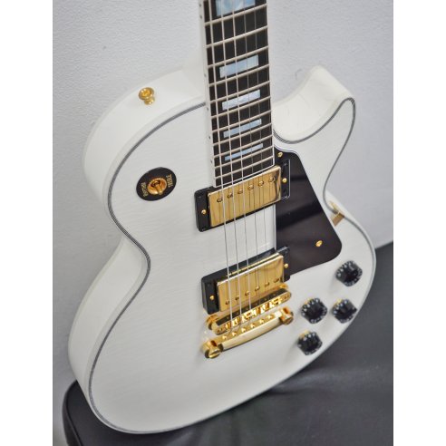 GIBSON LES PAUL CUSTOM ALPINE WHITE MURPHY LAB...