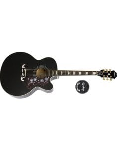 EPIPHONE J-200 EC STUDIO BLACK GOLD HARDWARE