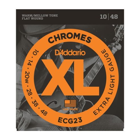 D'ADDARIO ECG23 CHROMES 10-48
