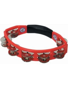LP 151 HANDHELD STEEL TAMBOURINE RED