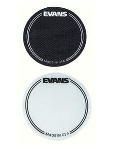 EVANS EQPC1 BEATER IMPACT PAD WHITE 2 PIECES