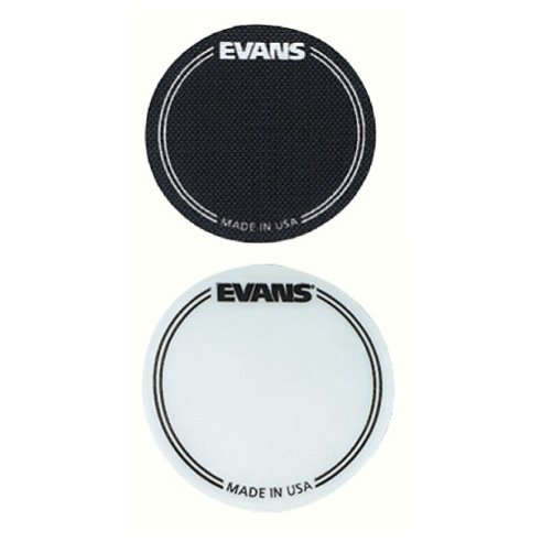 EVANS EQPC1 BEATER IMPACT PAD WHITE 2 PIECES