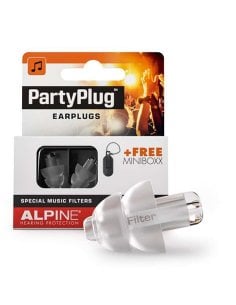 ALPINE PARTYPLUG TRANSPARENT EARPLUG