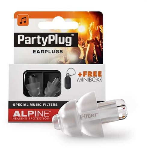 ALPINE PARTYPLUG TRANSPARENT EARPLUG