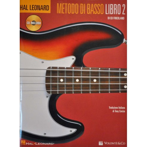 FRIEDLAND METODO PER BASSO LIBRO 2 + CD