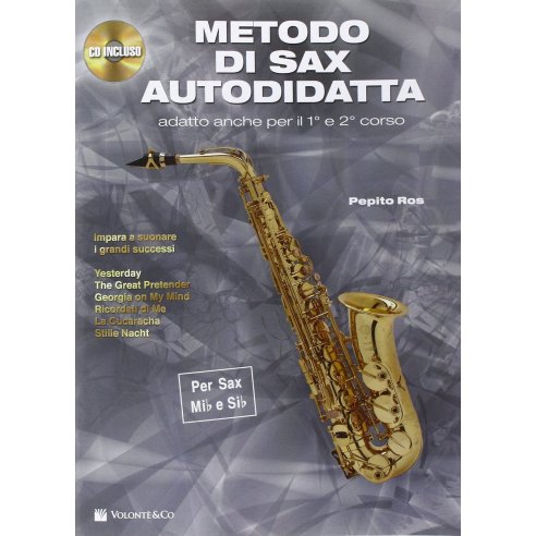 ROS METODO SAX AUTODIDATTA + AUDIO ONLINE