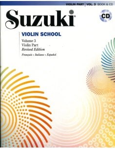 SUZUKI VIOLIN SCHOOL VOLUME 3 + CD