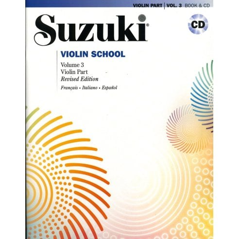 SUZUKI VIOLIN SCHOOL VOLUME 3 + CD