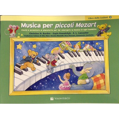 BARDEN MUSICA PER PICCOLI MOZART LIBRO LEZIONI VOLUME 2