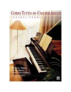 PALMER/MANUS LIV 1 CORSO TUTTO IN UNO PIANOFORTE PER ADULTI