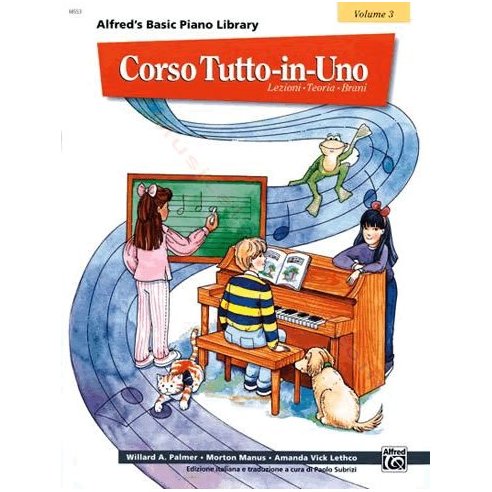 PALMER/MANUS CORSO TUTTO IN UNO PIANOFORTE LIVELLO 3 MB107