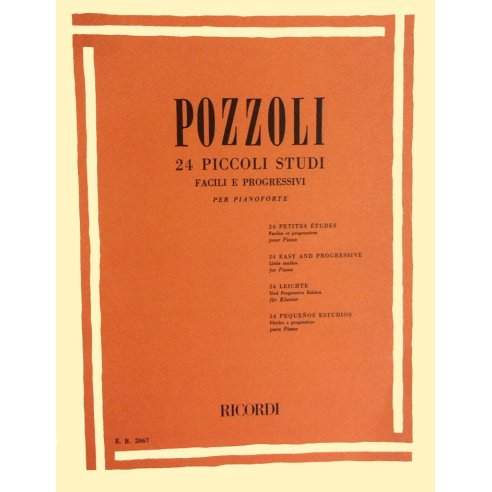 POZZOLI 24 PICCOLI STUDI FACILI E PROGRESSIVI