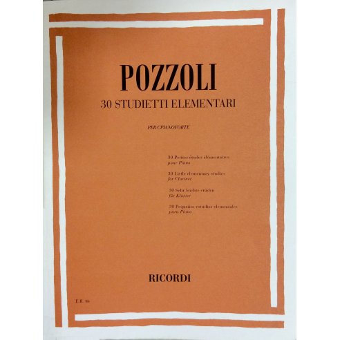 POZZOLI 30 STUDIETTI ELEMENTARI