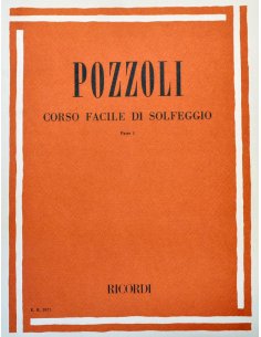 POZZOLI CORSO FACILE SOLFEGGIO PARTE 1