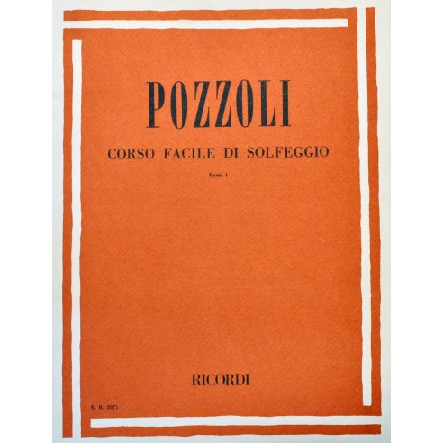 POZZOLI CORSO FACILE SOLFEGGIO PARTE 1