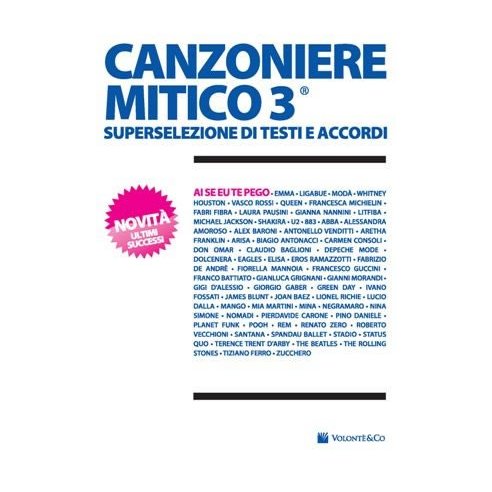 CANZONIERE MITICO VOLUME 3