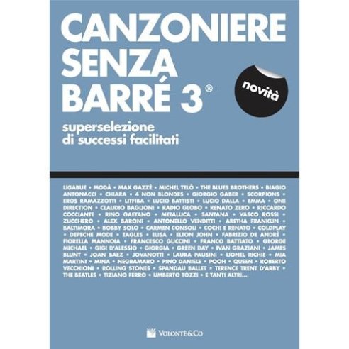 CANZONIERE SENZA BARRE' VOLUME 3
