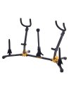 HERCULES DS538B 2 SAX, 1 SOPRANO, 2 CLARINO/FLAUTO STAND