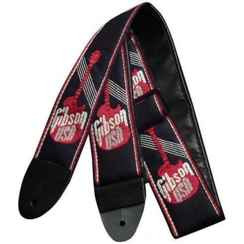 GIBSON ASGG-600 STRAP GIBSON LOGO RED TRACOLLA