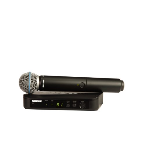 SHURE BLX24 BETA58 M17 RADIO A MANO