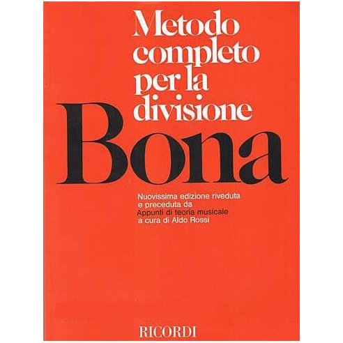 BONA METODO COMPLETO PER LA DIVISIONE NUOVISSIMA EDIZIONE