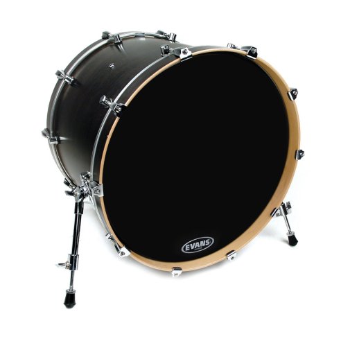 EVANS BD22RB-NP RESONANT EQ3 BLACK - NO HOLE