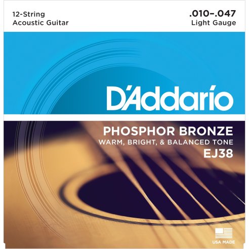 D'ADDARIO EJ38 12 CORDE ACUSTICA 10-47