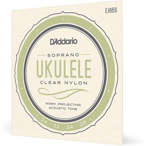 D'ADDARIO EJ65S UKULELE CLEAR NYLON