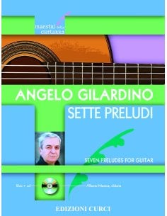 GILARDINO SETTE PRELUDI PER CHITARRA + CD