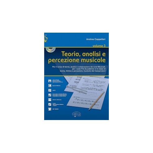 CAPPELLARI TEORIA ANALISI E PERCEZIONE MUSICALE VOL.3 + CD