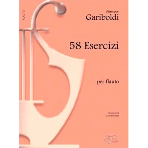 GARIBOLDI 58 ESERCIZI PER FLAUTO (BETTI)