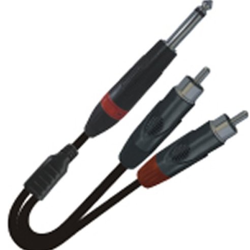 ZZIPP YZZM100 CAVO JACK MONO 2 RCA 1 METRO