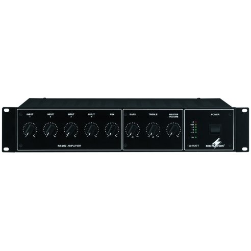 MONACOR PA 900 AMPLIFICATORE 100V 4 INGRESSI 120W