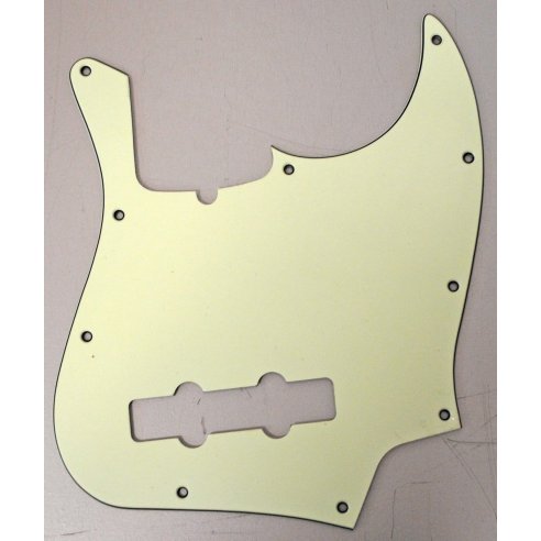 ALL PARTS JBAS-334 JAZZ BASS STD PICKGUARD MINT GREEN 3 PLY