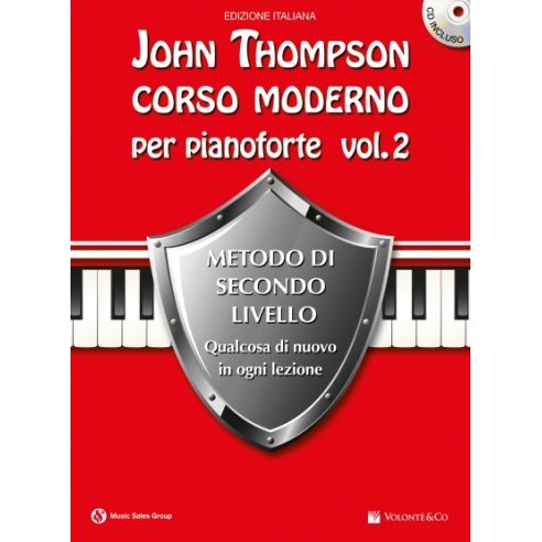 THOMPSON CORSO MODERNO PER PIANOFORTE VOLUME 2 + CD