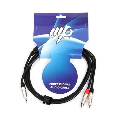 MP GEAR PY007/1M CAVO JACK 3.5/2 RCA 1MT