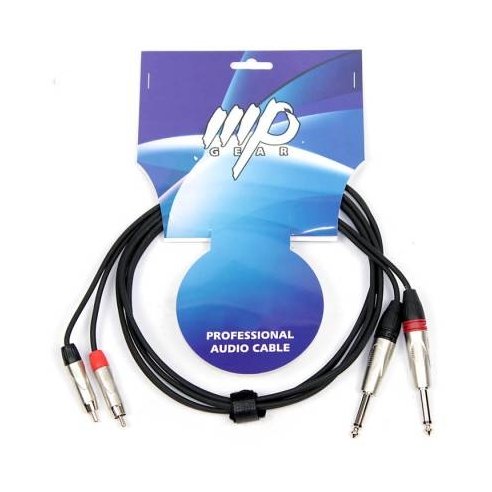 MP GEAR PD004/2M 2JACK 6.3/2RCA 2MT