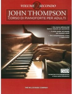 THOMPSON CORSO PIANO PER ADULTI VOLUME 2 + CD