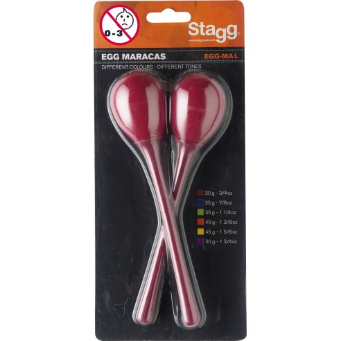 STAGG EGG-MA-L/RD EGG MARACAS