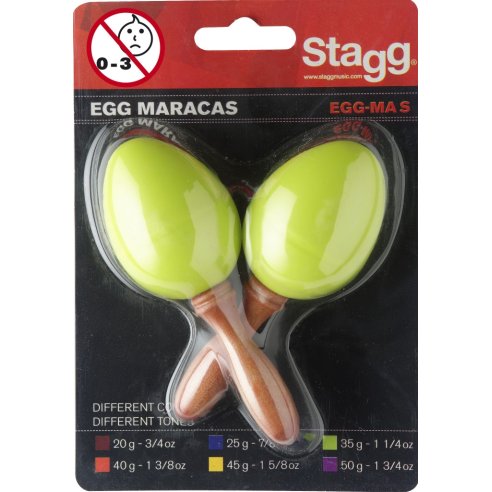 STAGG EGG-MA-S GR EGG MARACAS