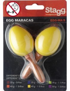 STAGG EGG-MA-S YW EGG MARACAS SMALL