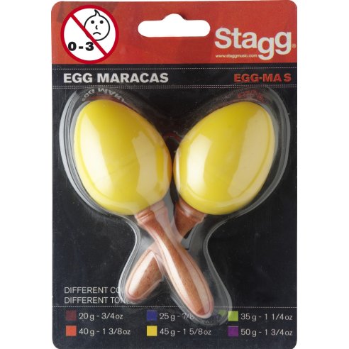 STAGG EGG-MA-S YW EGG MARACAS SMALL