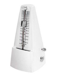 CHERUB WSM330WHITE METRONOMO PIRAMIDALE BIANCO CON CAMPANELLO